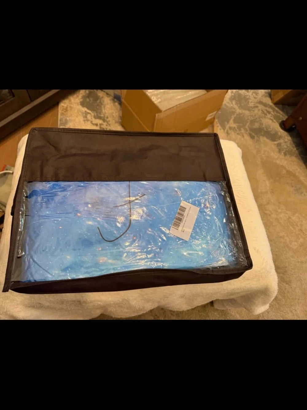 Blue Galaxy space full size comforter set new